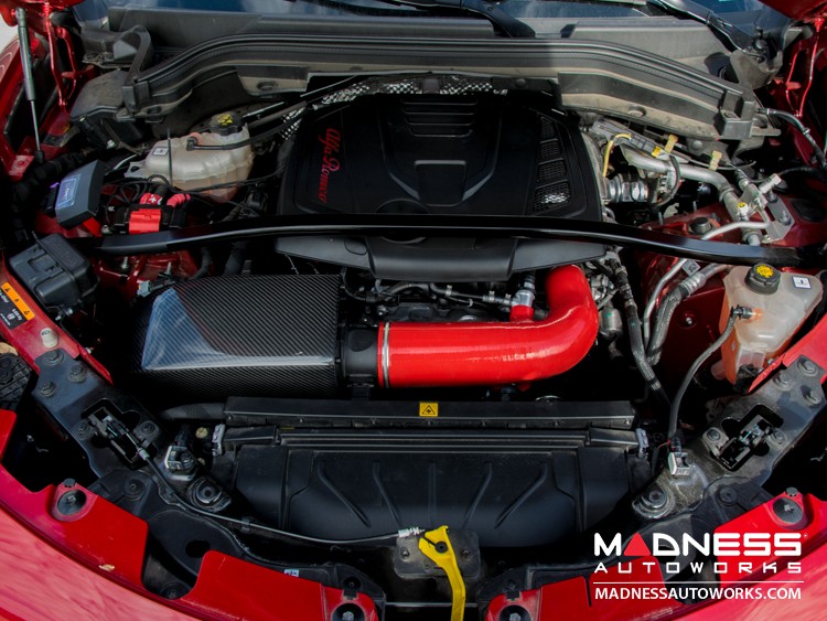 Alfa Romeo Giulia MAXFlow Air Intake Upgrade Kit Red Silicone